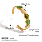 S925 gold-plated bracelet styled for warm weather