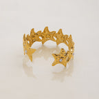 Statement pearl cuff bracelet for women