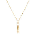Sweat-proof gold jewelry Very Fishy Indeed for active lifestyles and vacation.
