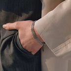 Hypoallergenic 18k gold and silver stainless steel jewelry safe for sensitive skin.