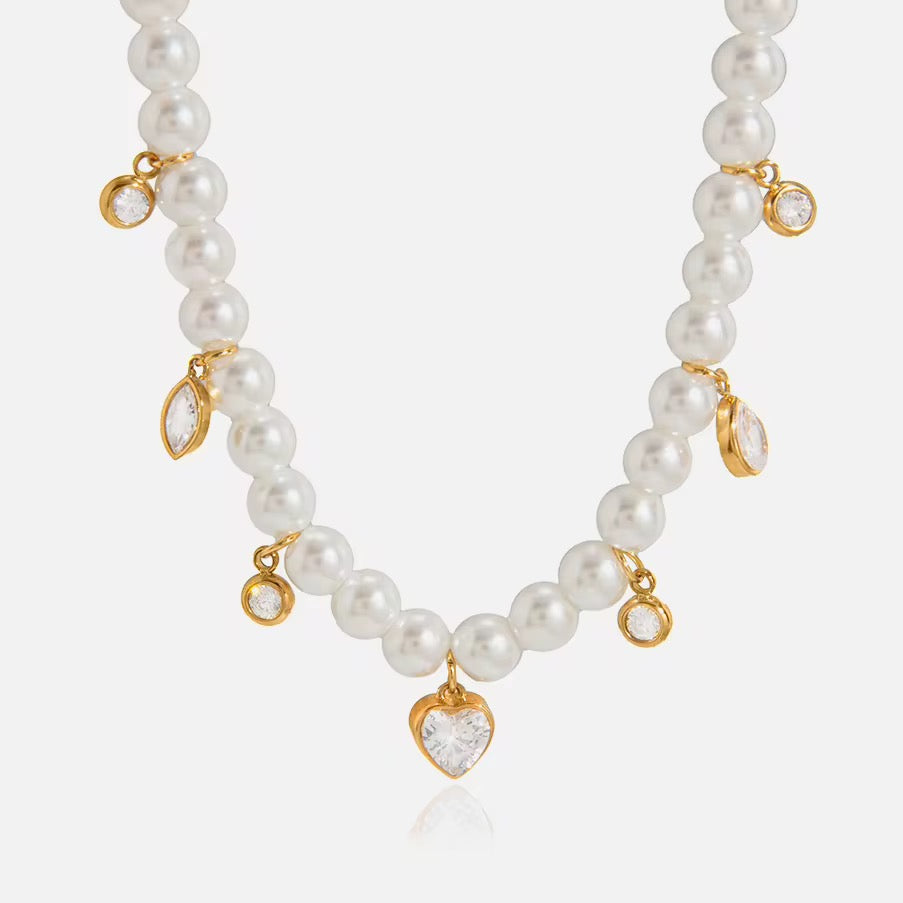 Sweat-proof gold and pearl jewelry perfect for active lifestyles and luxury vacations.