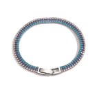Technical drawing of Azure Ombré bracelet showing 16.5cm length and 0.48cm width.