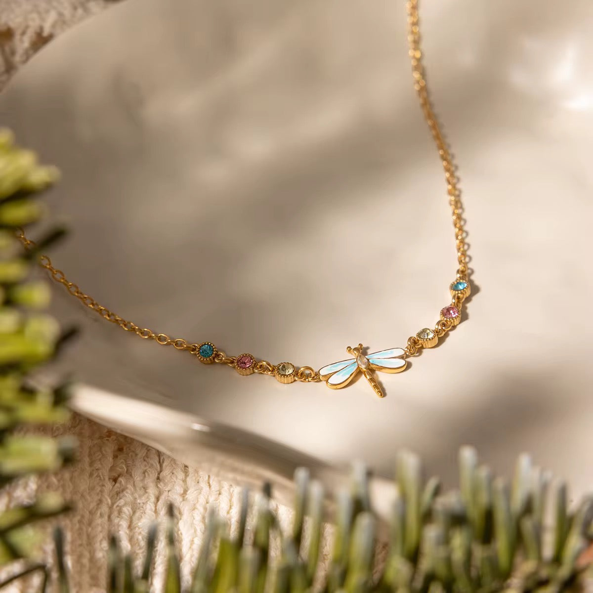 Hypoallergenic stainless steel Velvet Wings jewelry safe for sensitive skin.