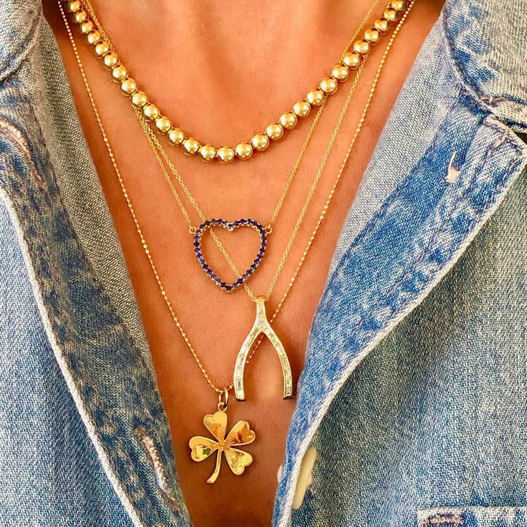 Waterproof Hypoallergenic Wishbone Necklace