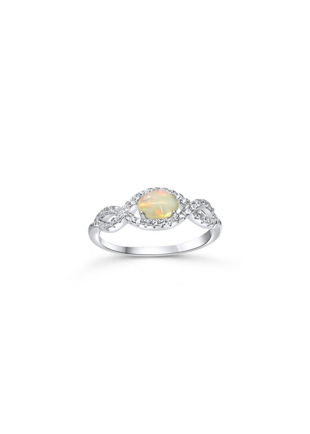 Natural opal women’s ring from She is Opalin Collection
