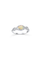 Natural opal women’s ring from She is Opalin Collection