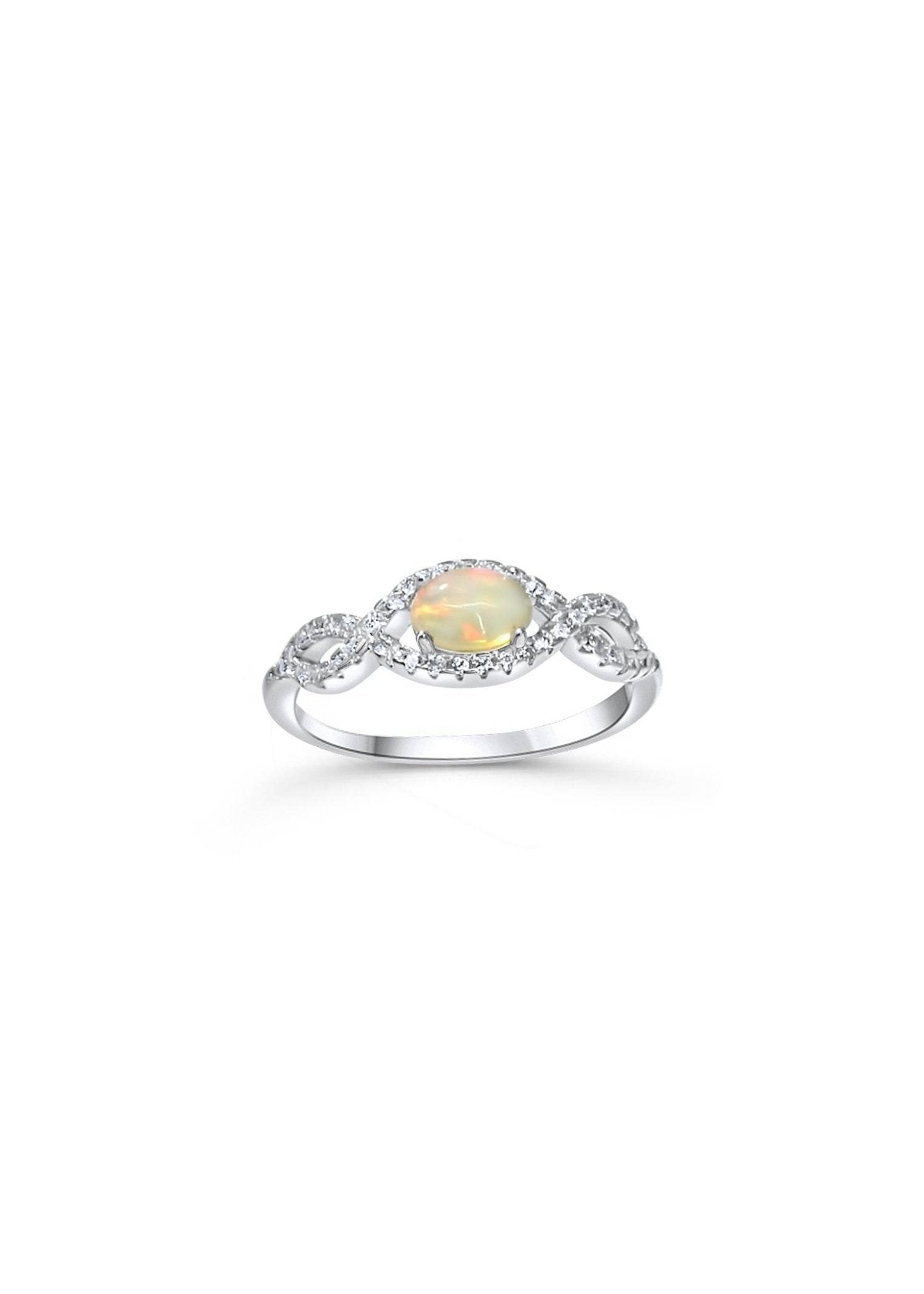 Natural opal women’s ring from She is Opalin Collection