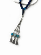 Luxury gift packaging for Yadman Emarati’s blue agate misbaha