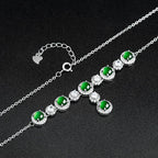 Statement piece with authentic jade and silver design – Yadman Emarati