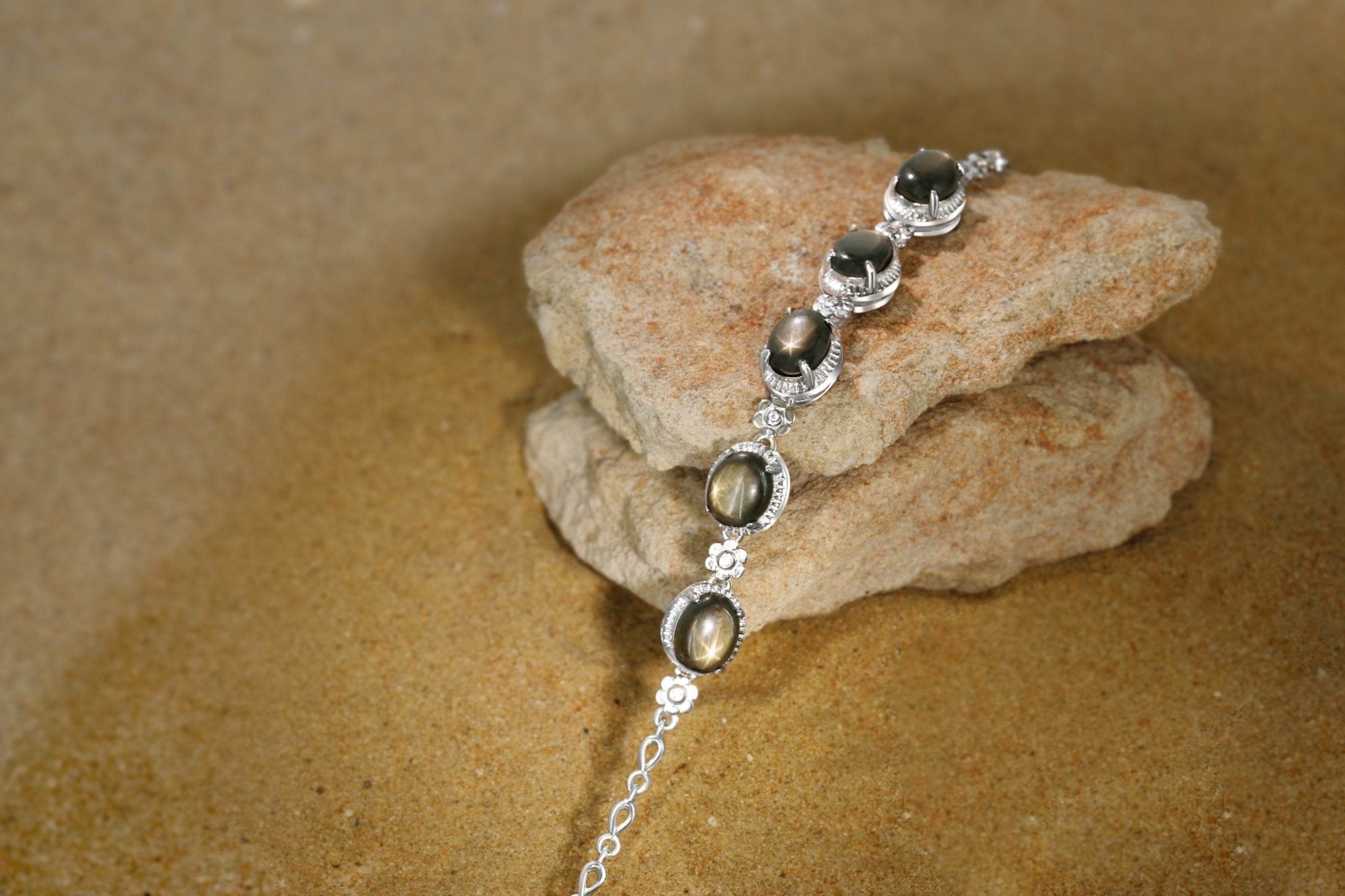 She is Eclipsa collection star sapphire bracelet for women