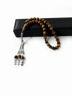 Tiger eye 10mm misbaha prayer beads with spiritual energy