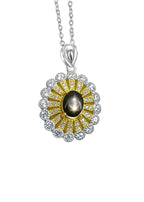Natural star sapphire pendant in 18K gold-plated sterling silver – She is Eclipsa