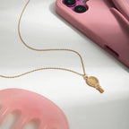 Elegant Sports-Inspired Gold Necklace