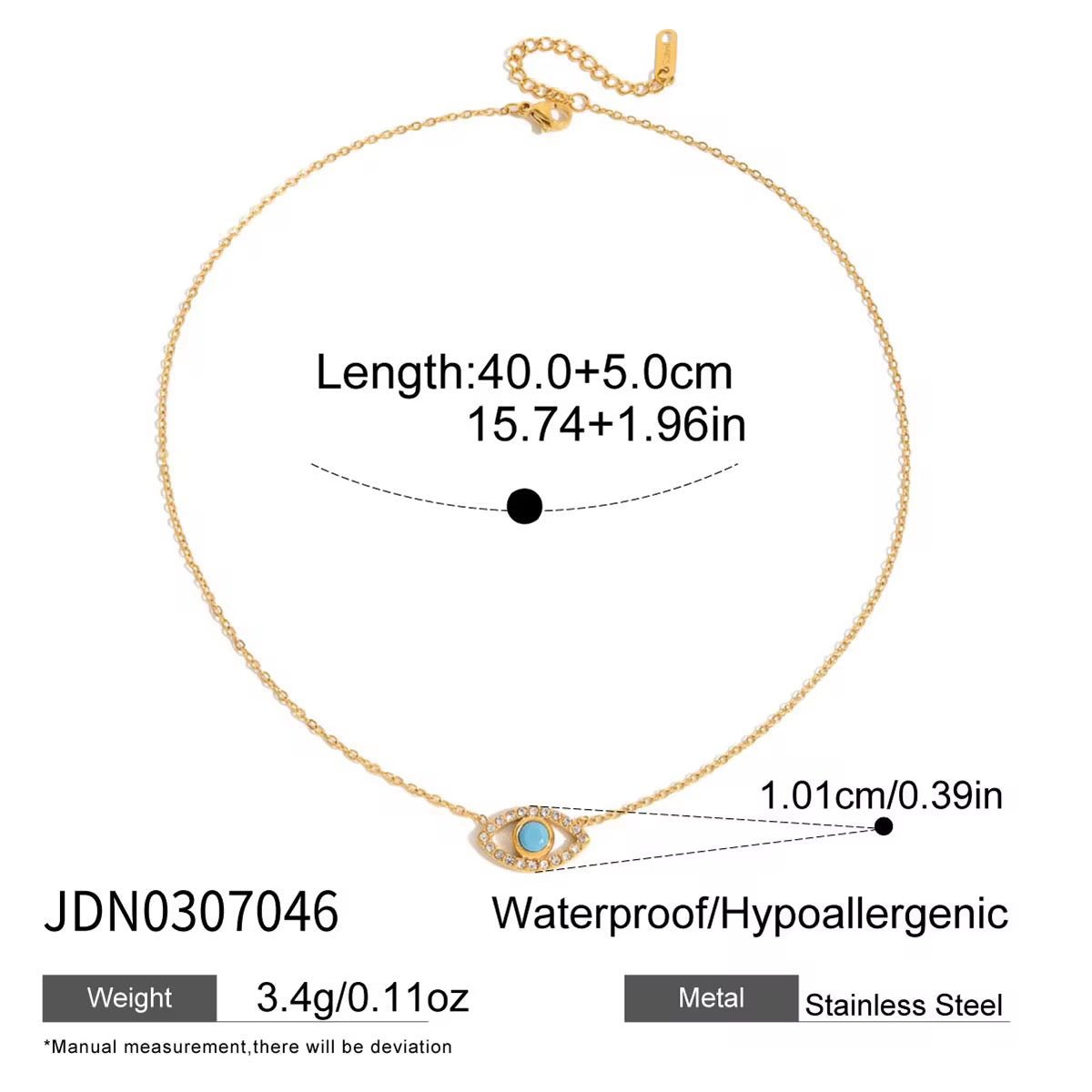 Luxury Gold Vermeil Necklace from Dubai