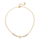Velvet Wings Dragonfly Pendant Necklace - 18k Gold PVD Plated Stainless Steel & Waterproof - Yadman UK